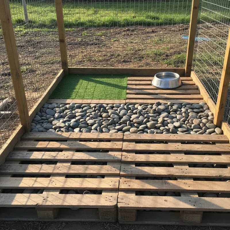 15 DIY Outdoor Dog Kennel Flooring Ideas for Any Yard