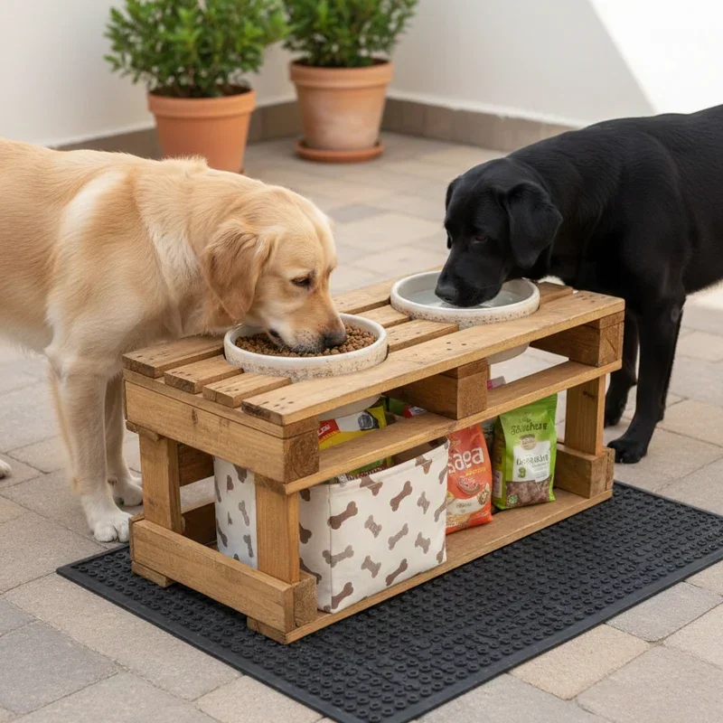 Dog Feeding Station Ideas
