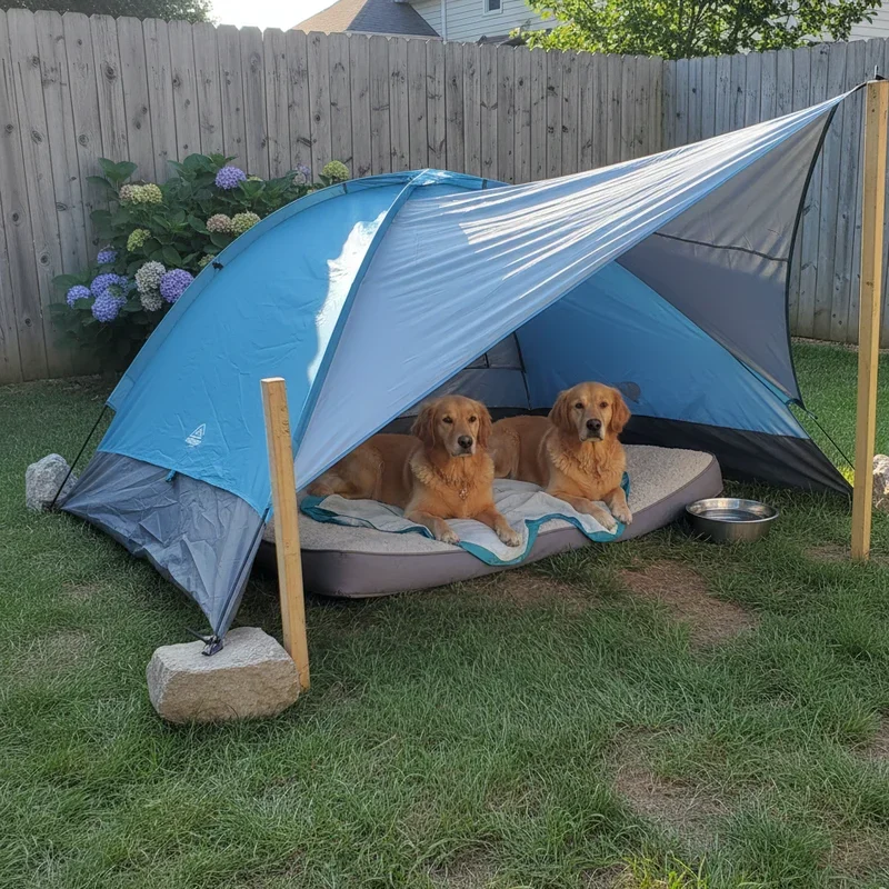 DIY Dog Shade Ideas
