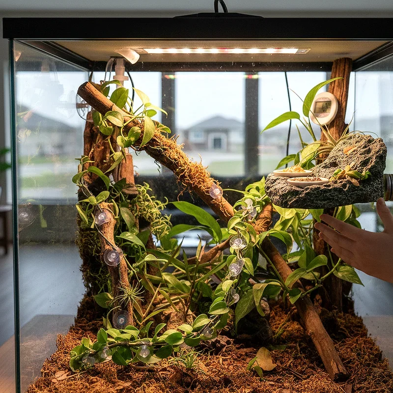 Crested Gecko Enclosure Ideas