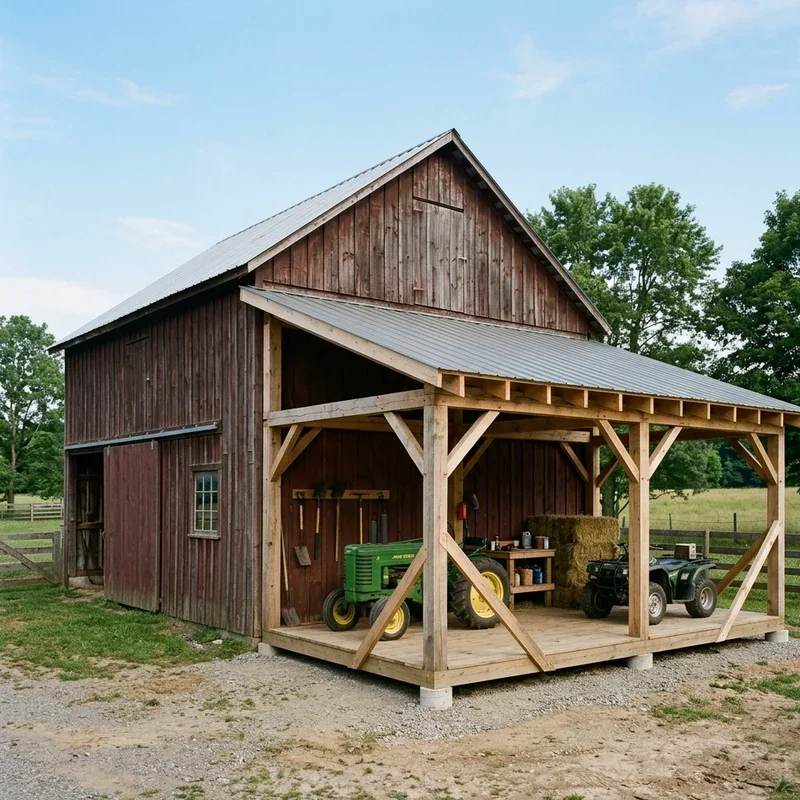 Barn Lean To Ideas