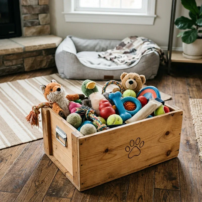 Dog Toy Basket Ideas