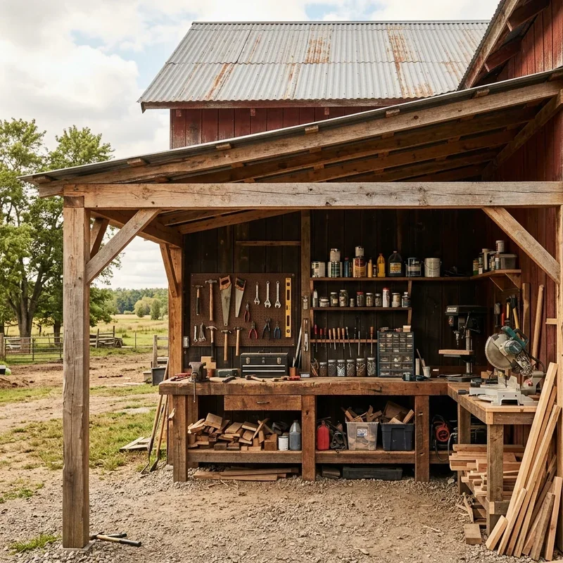 Barn Lean To Ideas