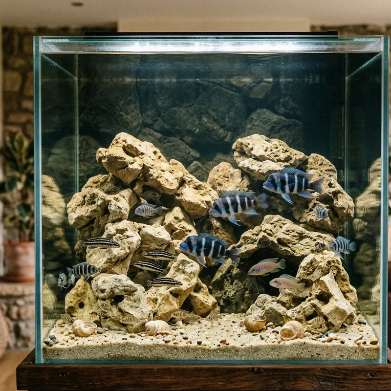 Cichlid Fish Tank Ideas