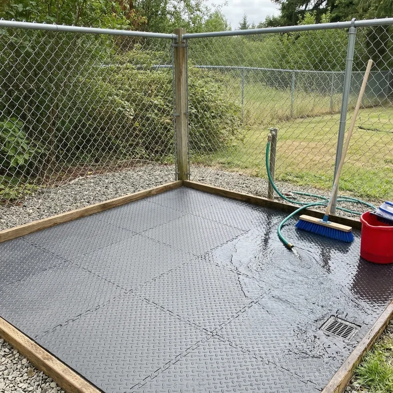 Outdoor Dog Kennel Flooring Ideas on a Budget