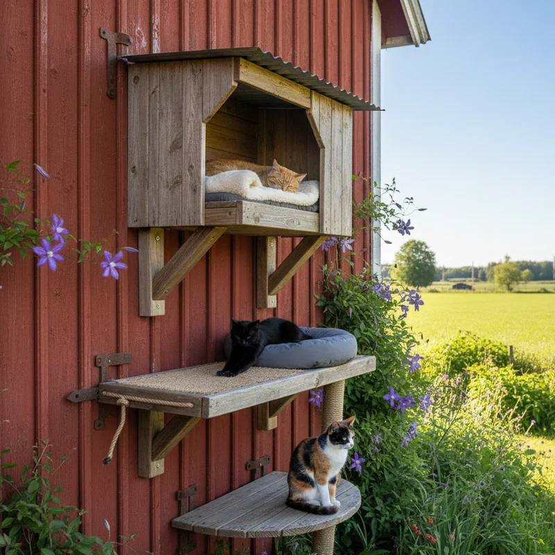 Outdoor Cat Perch Ideas