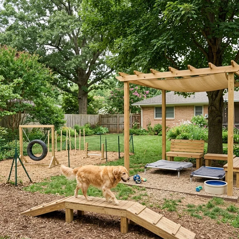 Backyard Dog Playground Ideas