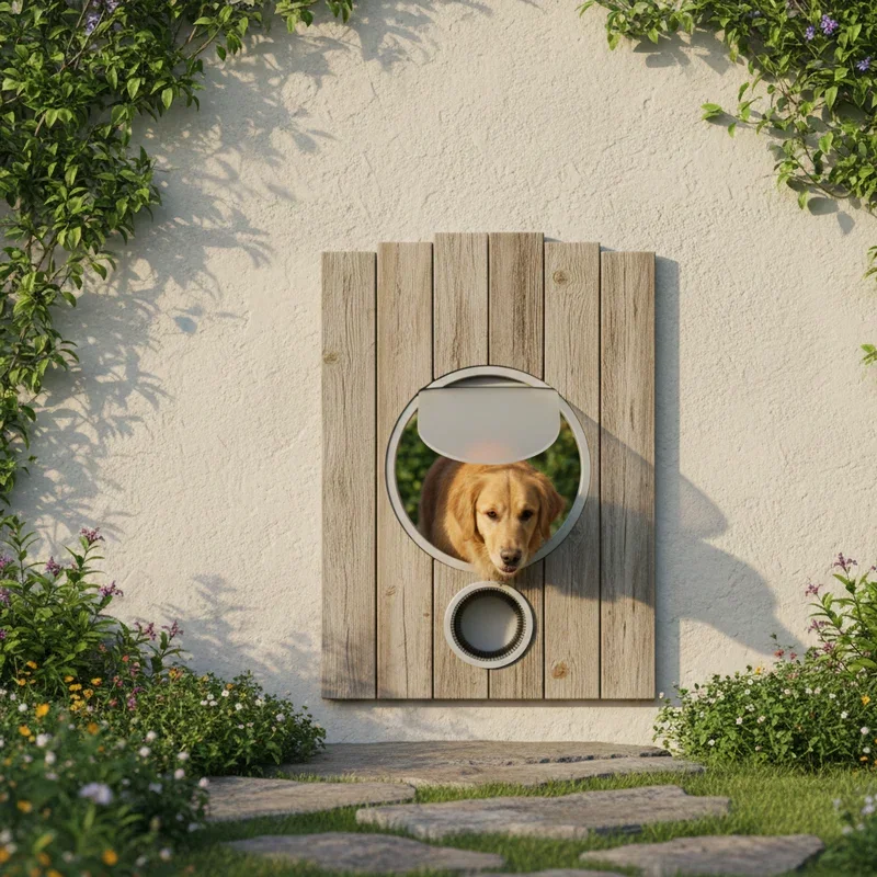 Dog Door Ideas for Wall