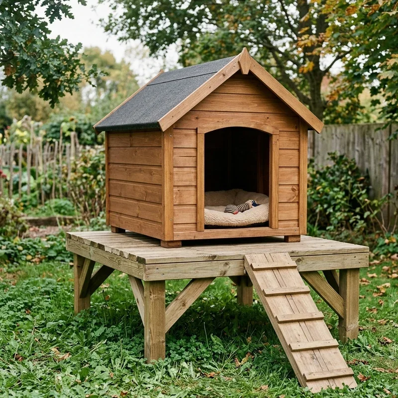 Raised Dog Kennel Ideas
