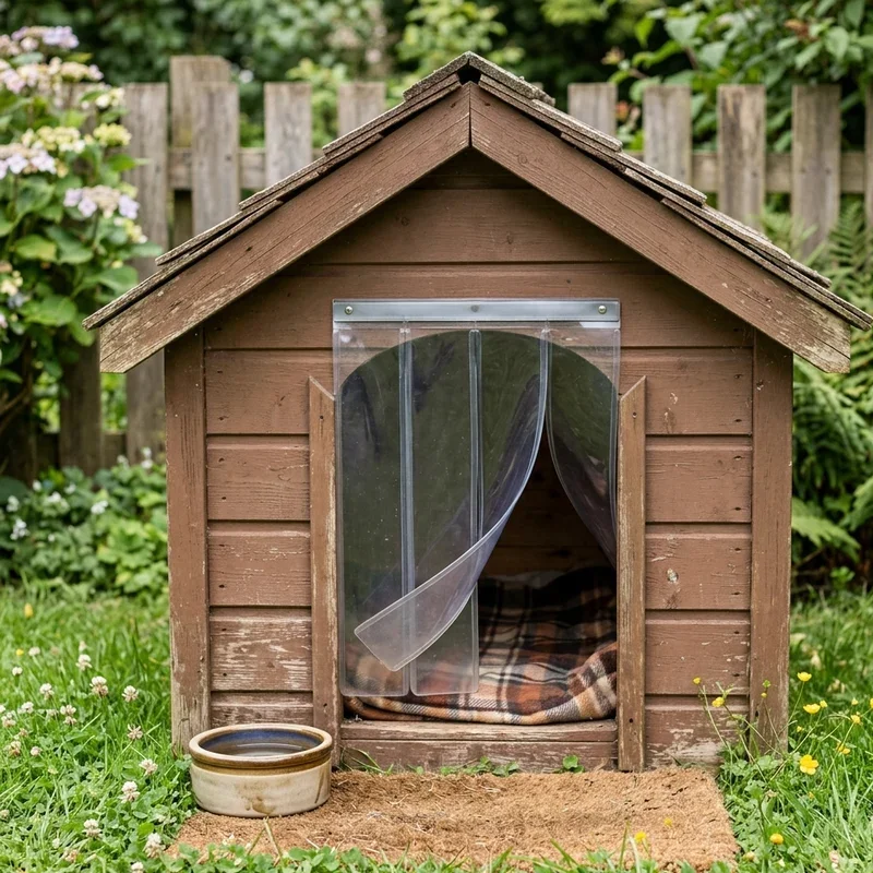 15 Dog House Door Ideas for Stylish Pet Shelters