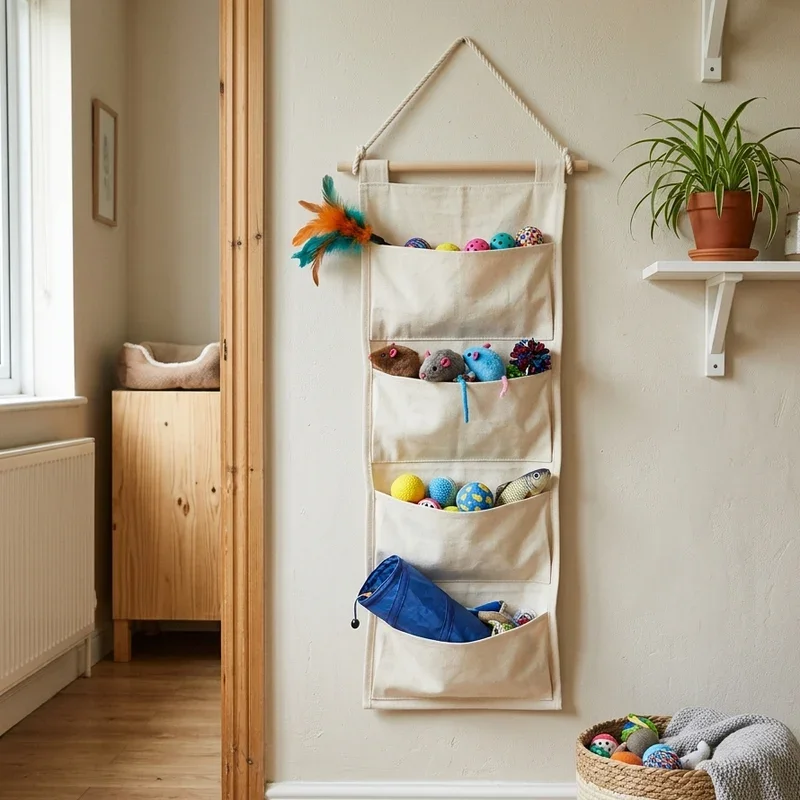Cat Toy Storage Ideas