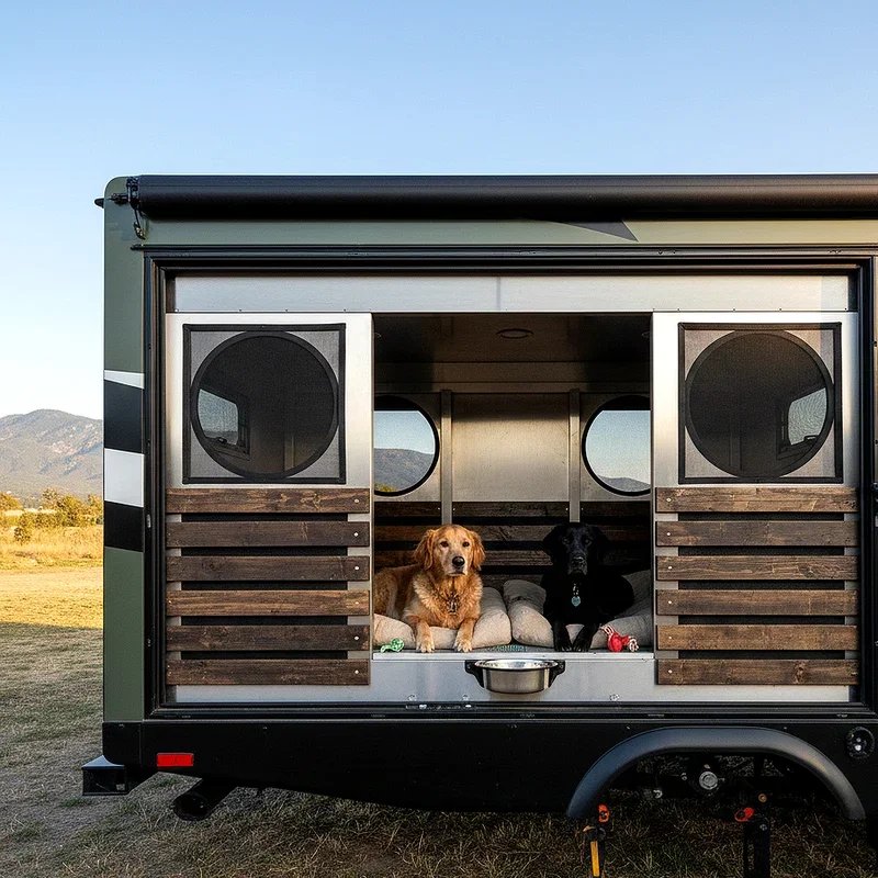 RV Dog Kennel Ideas