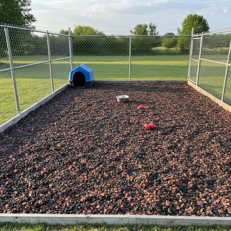 DIY Outdoor Dog Kennel Flooring Ideas