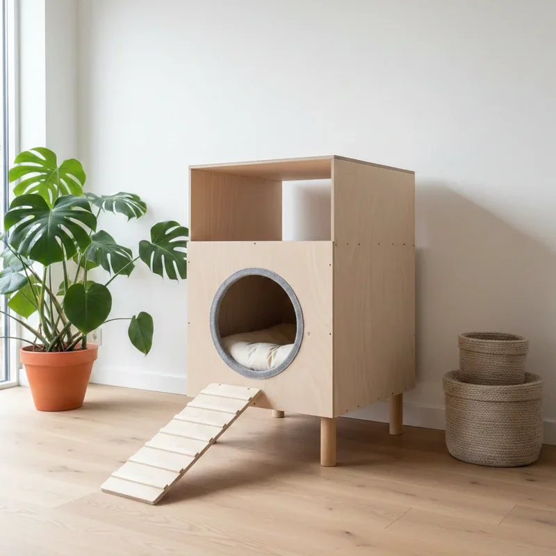 DIY Indoor Cat House Ideas