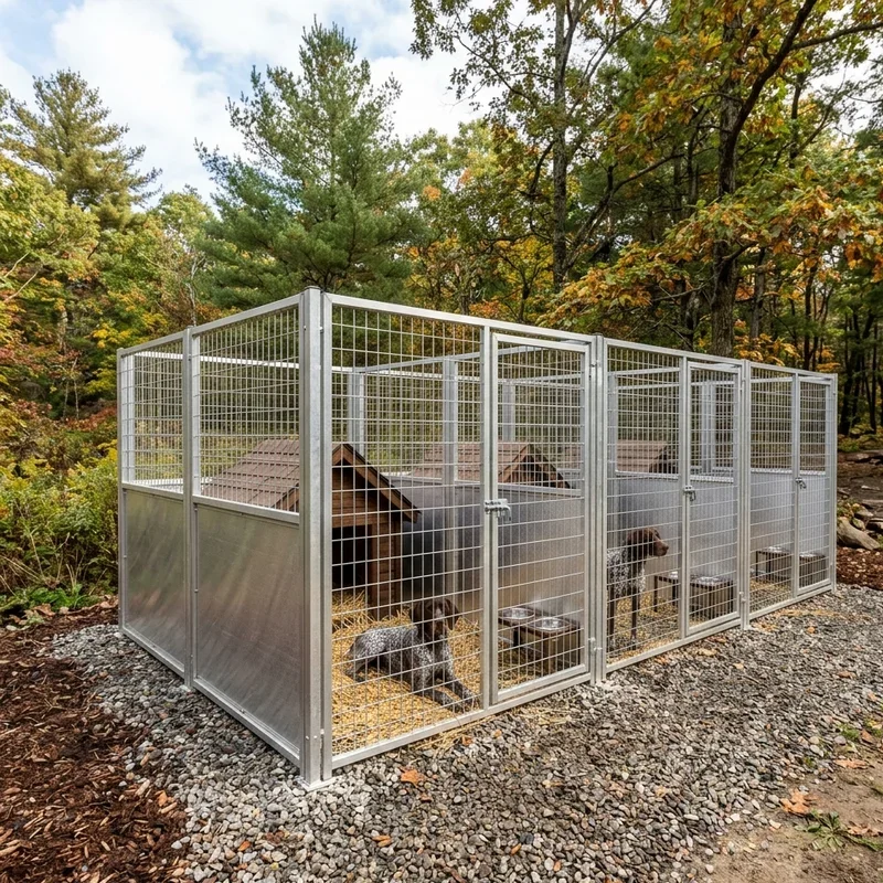 Outdoor Hunting Dog Kennel Ideas