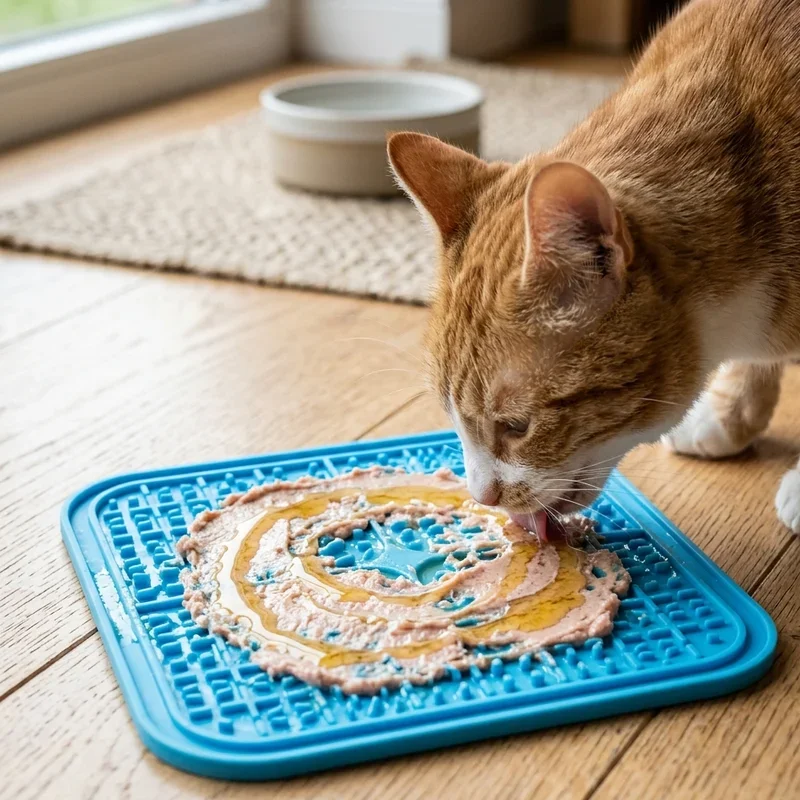 Cat Lick Mat Ideas