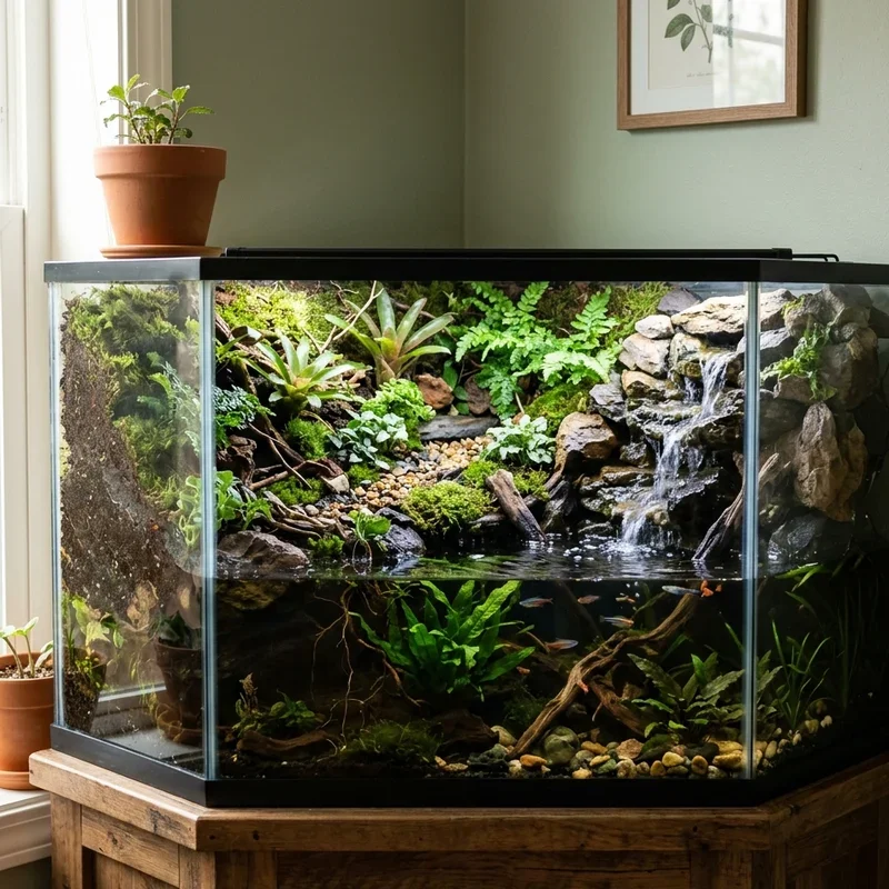 Corner Fish Tank Ideas