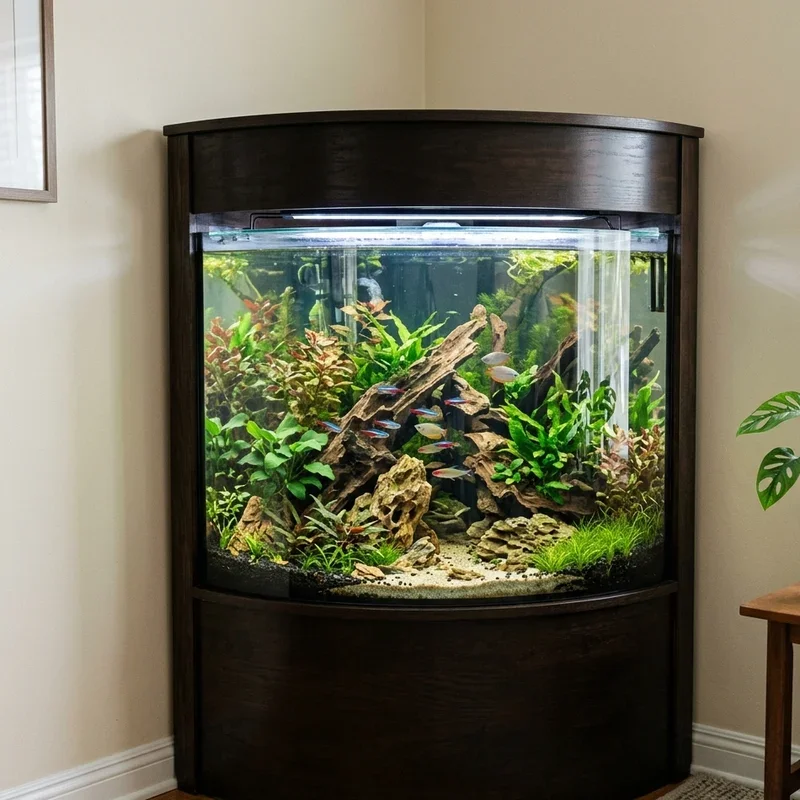 Corner Fish Tank Ideas