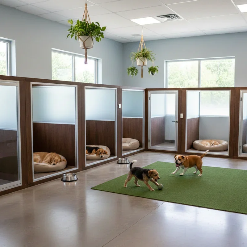 15 Indoor Dog Boarding Kennel Ideas for Comfort
