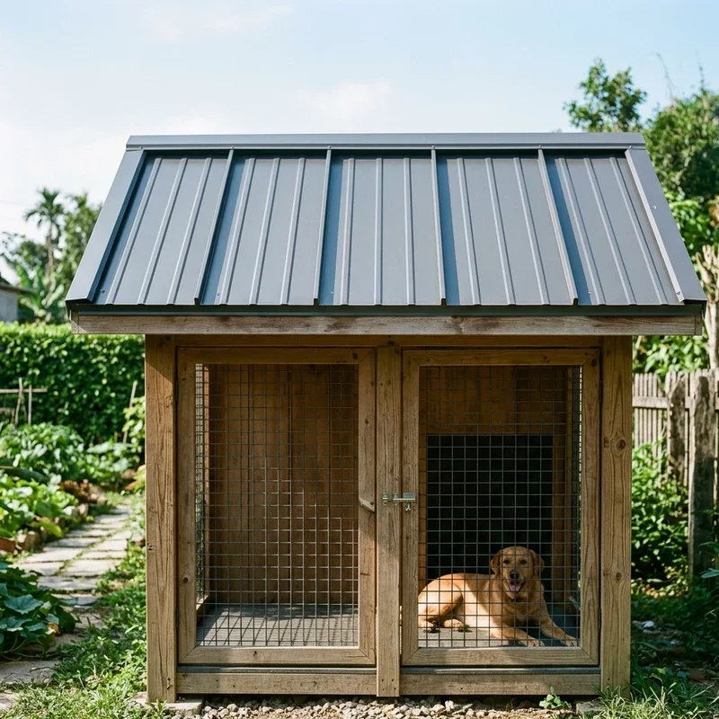 Dog Kennel Roof Ideas