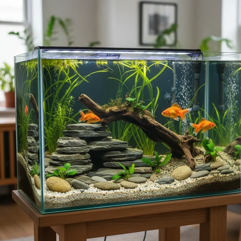 Goldfish Tank Setup Ideas