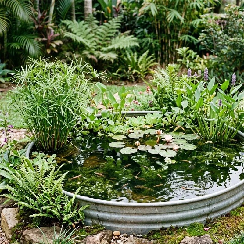 Stock Tank Fish Pond Ideas