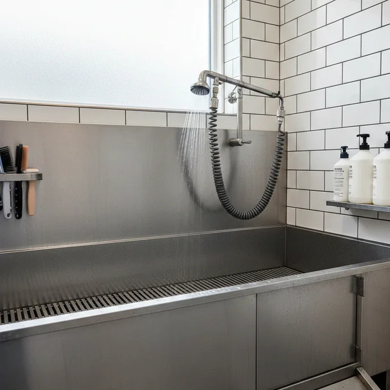 Dog Grooming Tub Ideas