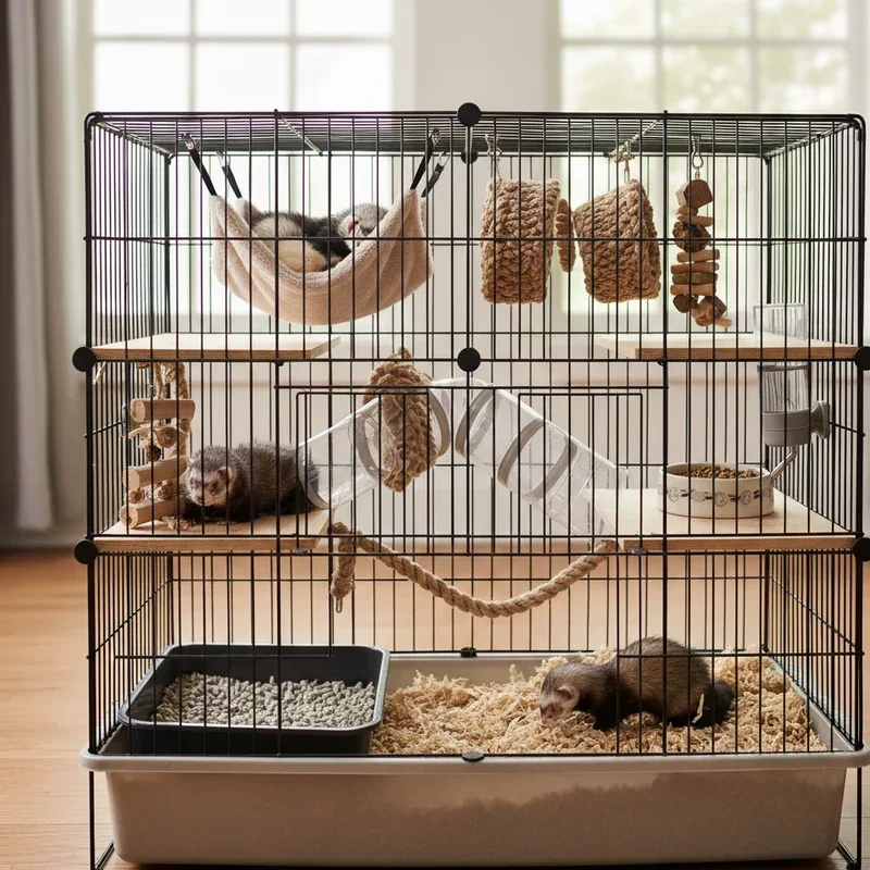 15 Ferret Cage Ideas for a Safe and Fun Living Space