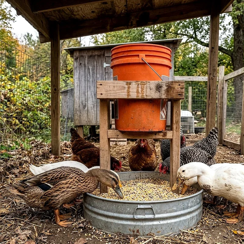 15 Duck Feeder Ideas for Backyard Ducks and Poultry