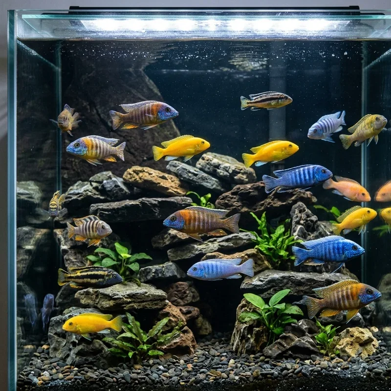 Cichlid Fish Tank Ideas