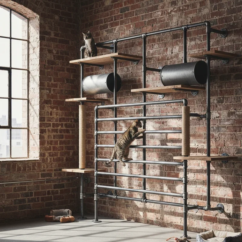 Cat Climbing Wall Ideas