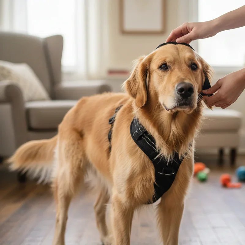 How to Put On Dog Harness