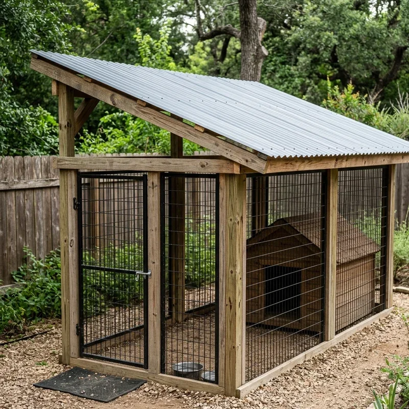 Dog Kennel Roof Ideas