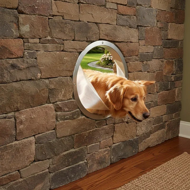 Dog Door Ideas for Wall