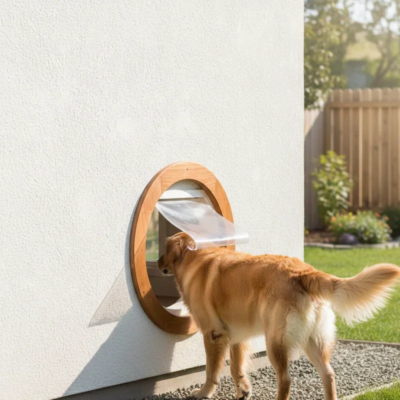 Dog Door Ideas for Wall
