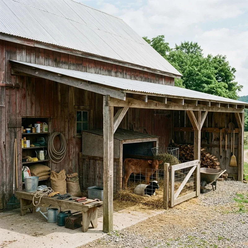 Barn Lean To Ideas