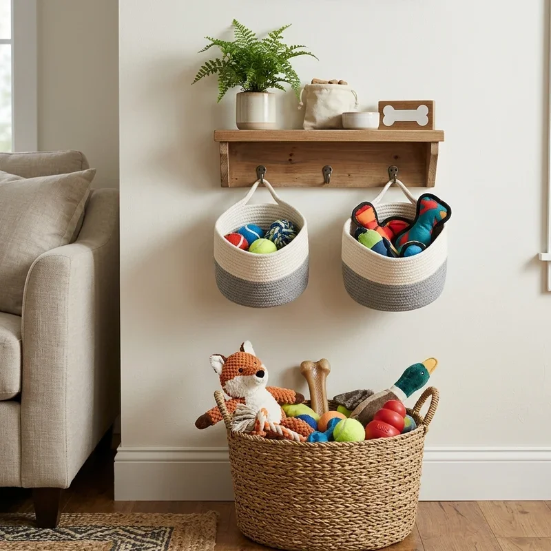Dog Toy Basket Ideas