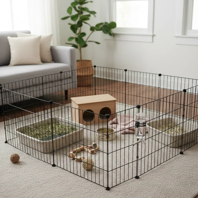 Indoor Rabbit Playpen Ideas