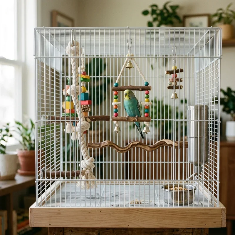 Bird Cage Setup Ideas