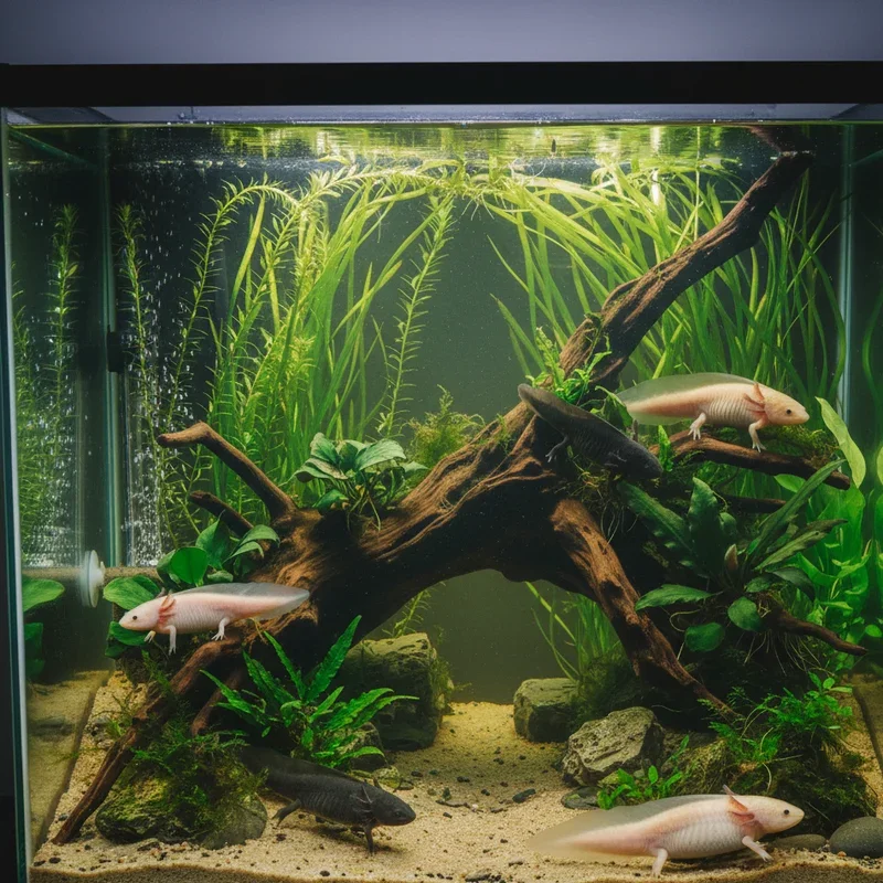 Axolotl Tank Ideas