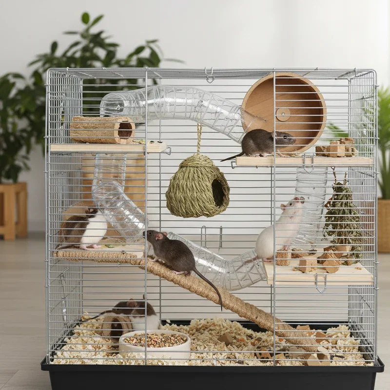 15 Rat Cage Ideas for a Fun and Cozy Pet Setup