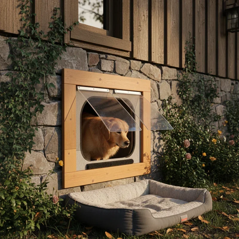 Dog Door Ideas for Wall