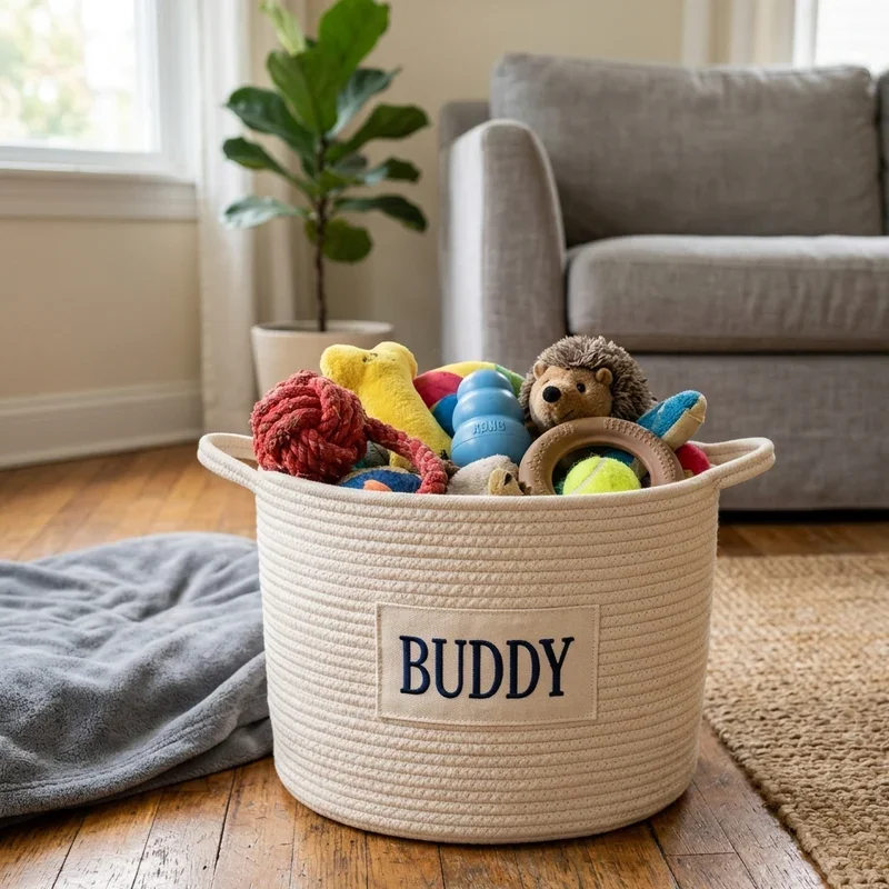 Dog Toy Basket Ideas