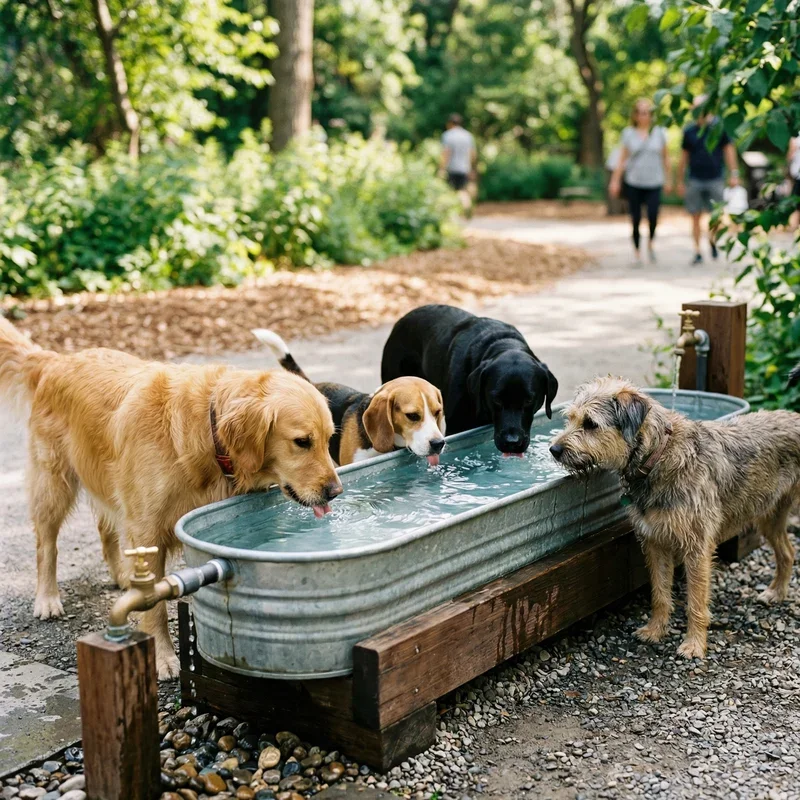 Dog Water Station Ideas