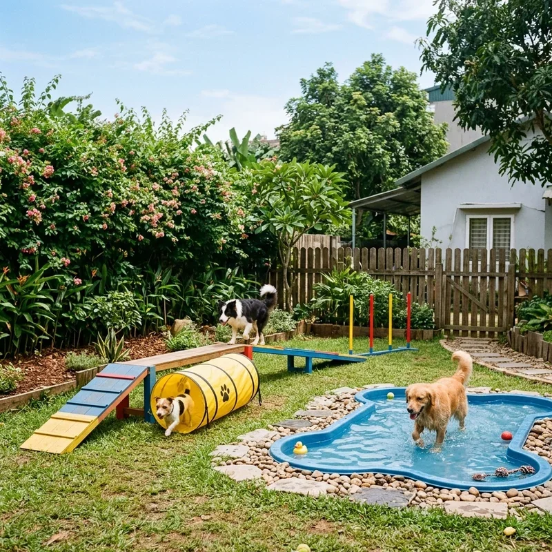 Backyard Dog Playground Ideas