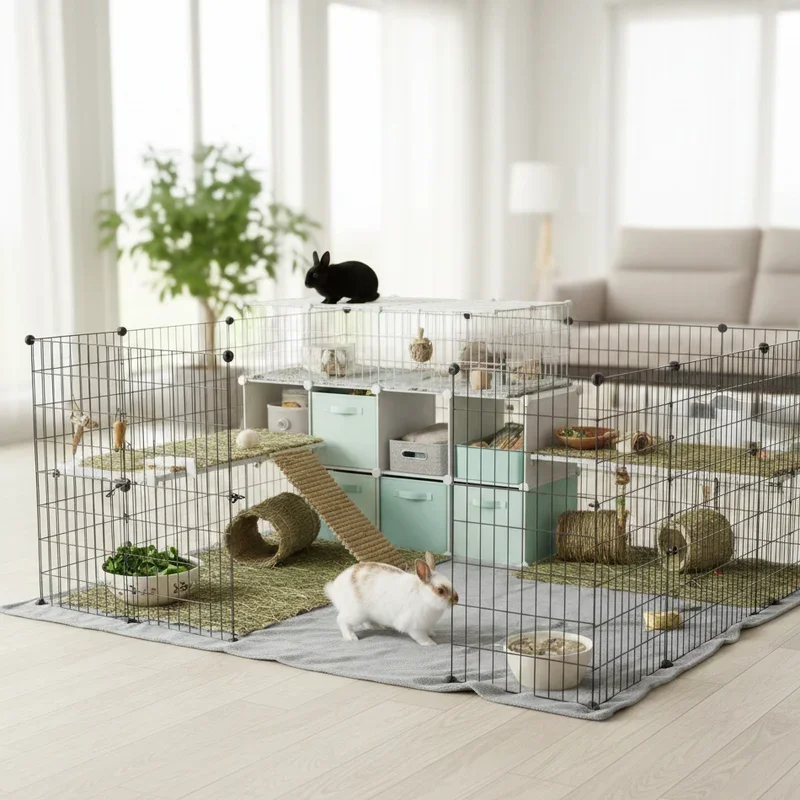 Indoor Rabbit Playpen Ideas