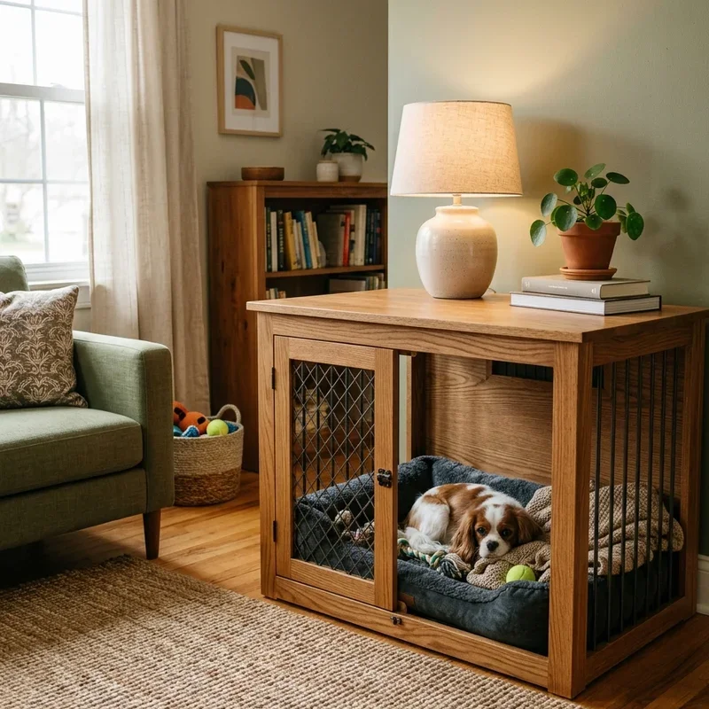 Dog Crate Ideas for Living Room