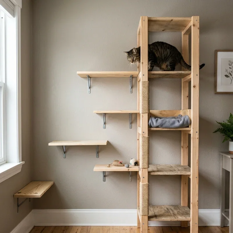 DIY Cat Shelf Ideas
