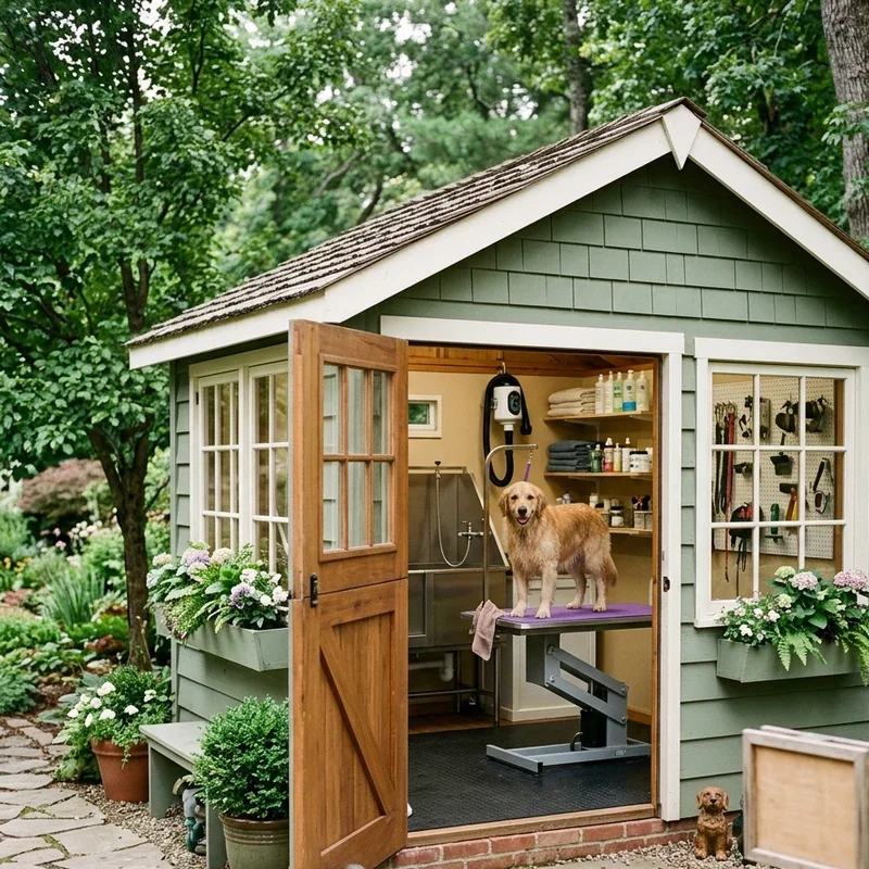 Dog Grooming Shed Ideas