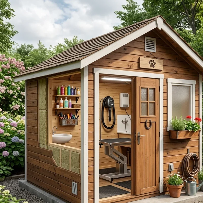 Dog Grooming Shed Ideas